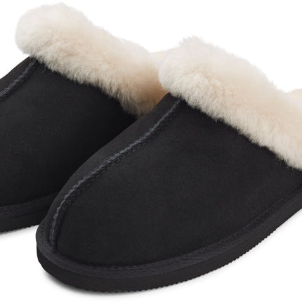 Fluffy krøllete tøfler