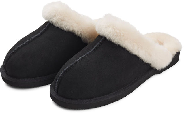 Fluffy krøllete tøfler
