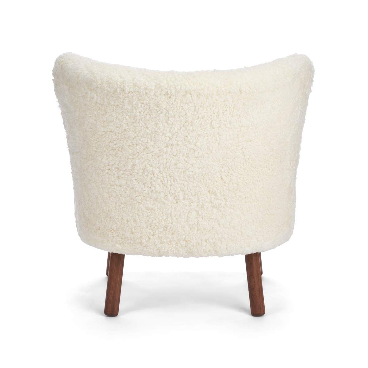 Emil Lounge Chair | Korthåret Hvit