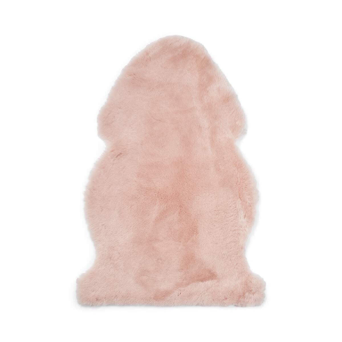 Baby saueskinn | kort ull | New Zealand | 95 cm Lys Rosa