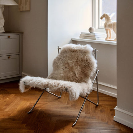 Saueskinn | Langhåret | New Zealand | 90x60 cm Lilla