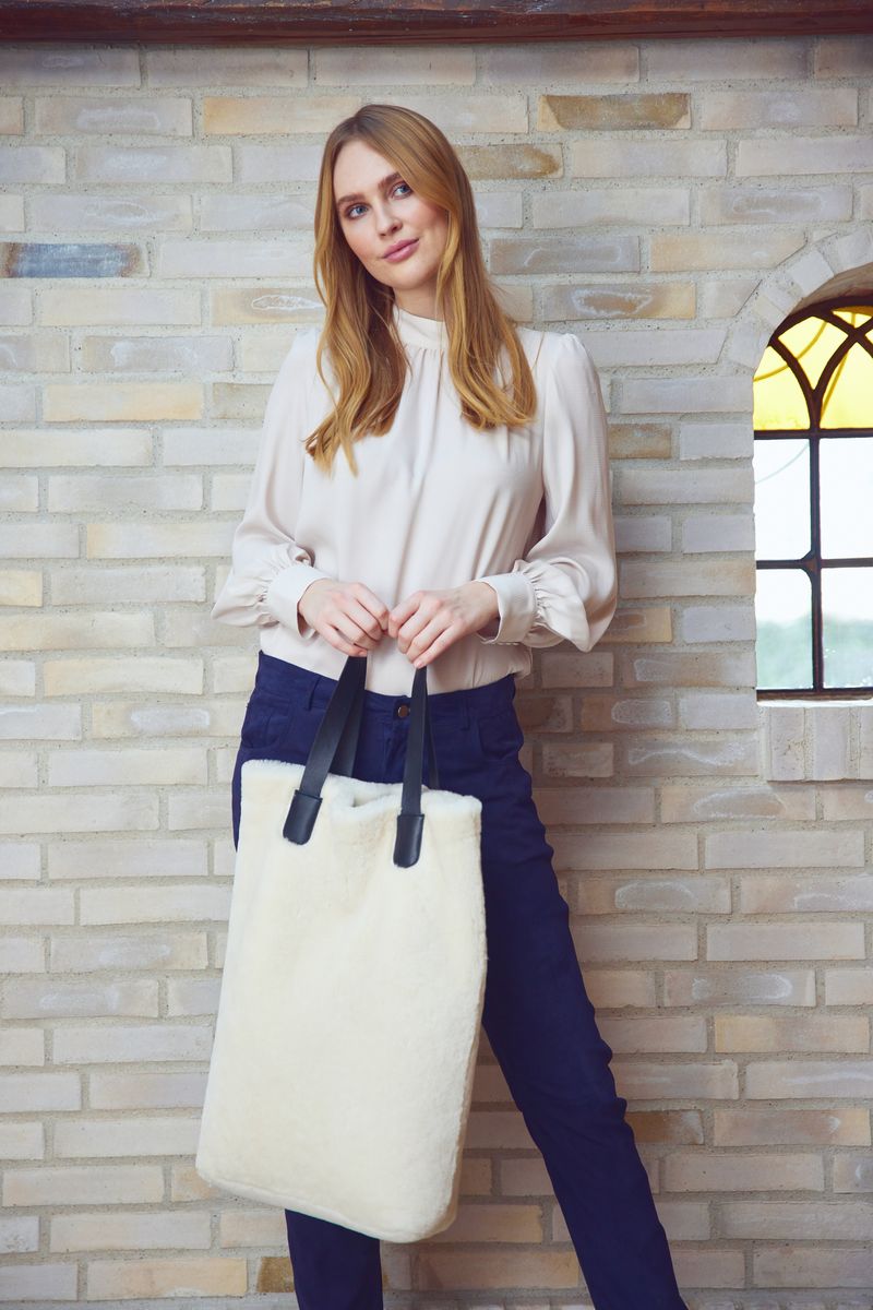 Leonora shopper Svart / Hvit