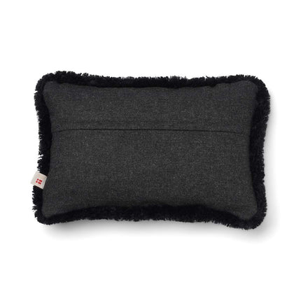 Classic Collection | Ullpute | Korthåret | Dobbeltsidig | 52x52 cm | 34x52 cm Koksgrå / Svart