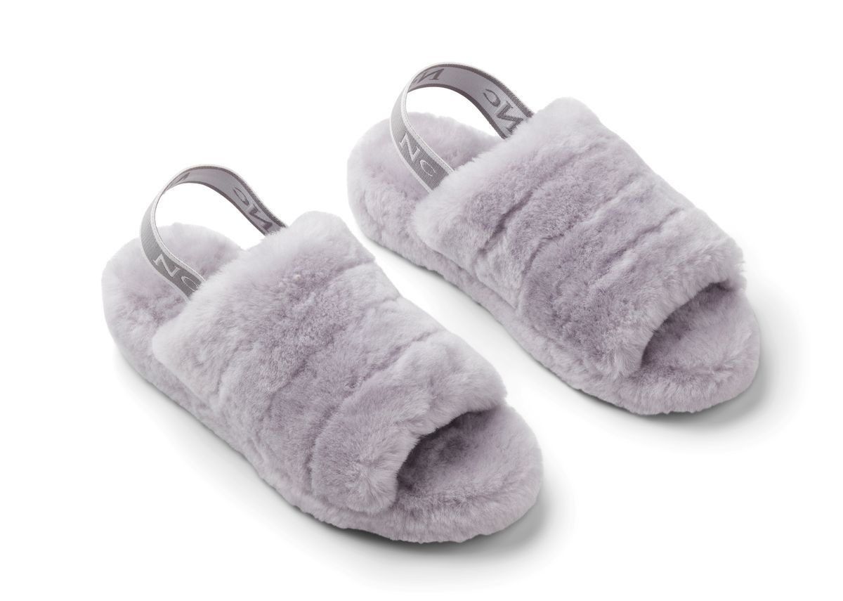 Tony slippers Lys Grå
