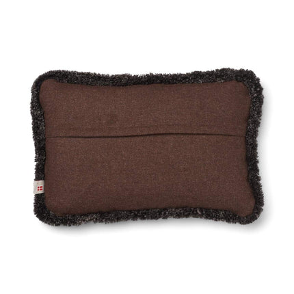 Classic Collection | Ullpute | Korthåret | Dobbeltsidig | 52x52 cm | 34x52 cm Brun / Mørkebrun