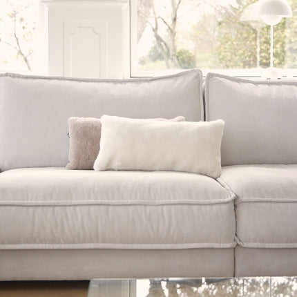 Saueskinnpute | Mokkasin | Dobbeltsidig | 28x56 cm Kastanje