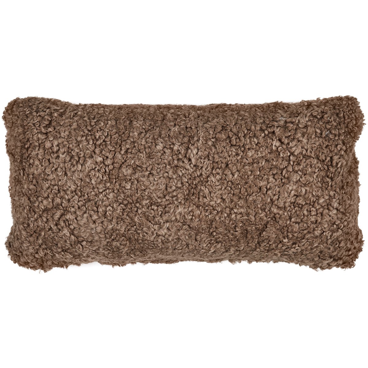 Saueskinnpute | Korthåret | New Zealand | Dobbeltsidig | 30x60 cm Lysebrun
