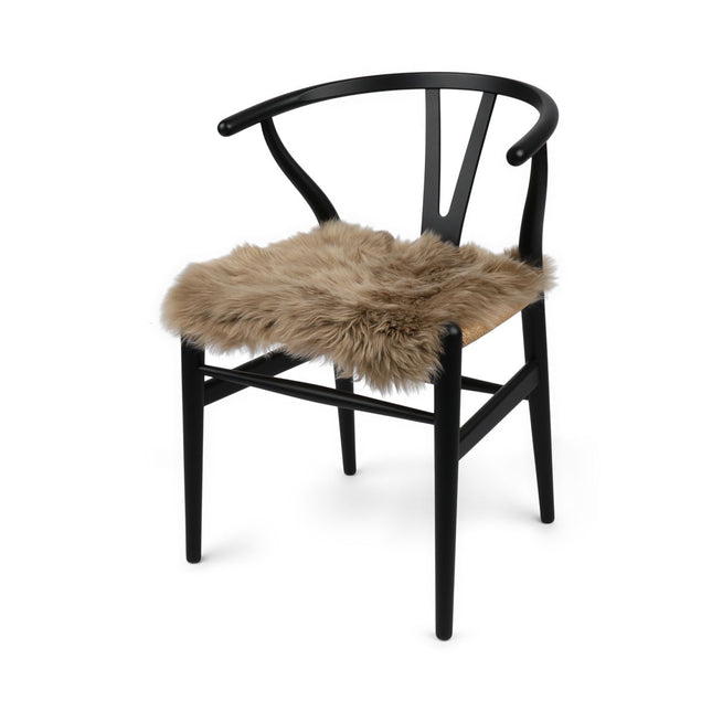 Saueskinnpute | Langhåret | New Zealand | 40x40 cm Lysebrun