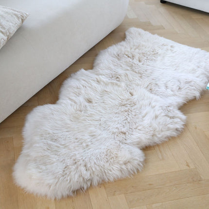 New Zealand saueskinn | lang ull | teppe 135 cm Lilla