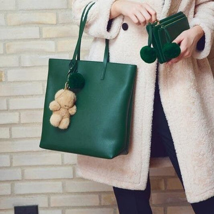 Lille Panda nøkkelring Svart / Hvit