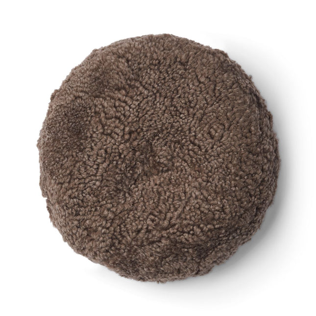 Saueskinnpute | Korthåret | New Zealand | Dobbeltsidig | Ø40 cm