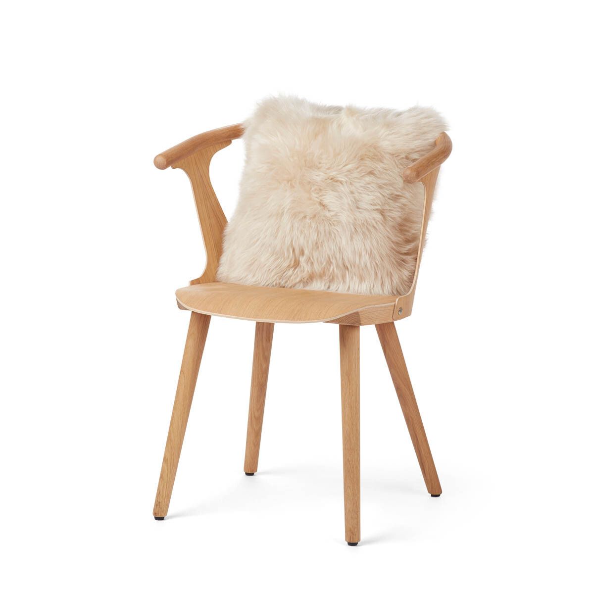 Saueskinnpute | Langhåret | New Zealand | 40x40 cm Beige