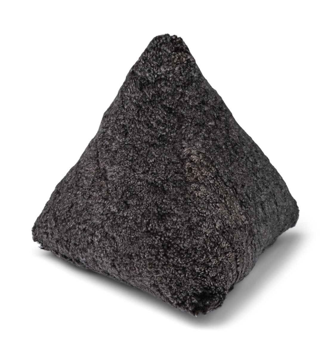 Hematite pute | Korthåret | New Zealand | 35x35x35 cm Koksgrå