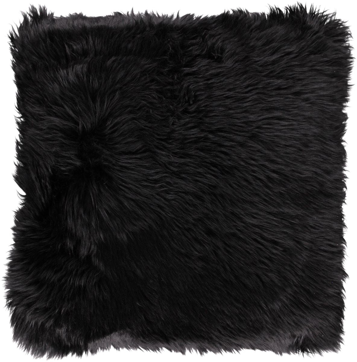 Saueskinnspute | Langhåret | New Zealand | 35x35 cm Svart