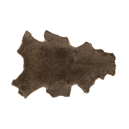 Saueskinn | Naturlig form | Kort ull | 90 x 60 cm Lysebrun