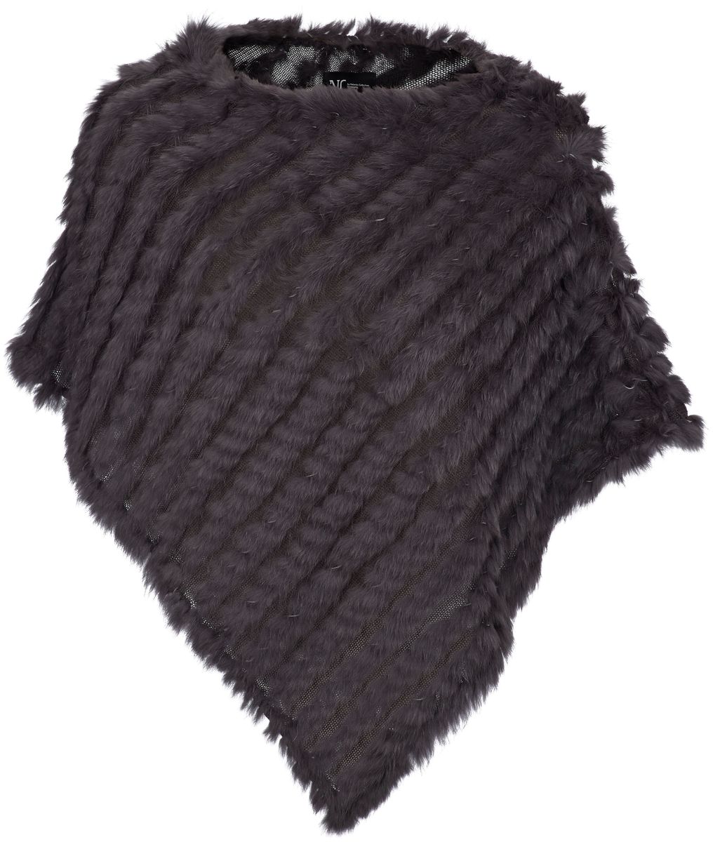 Molly poncho Mørk Grå