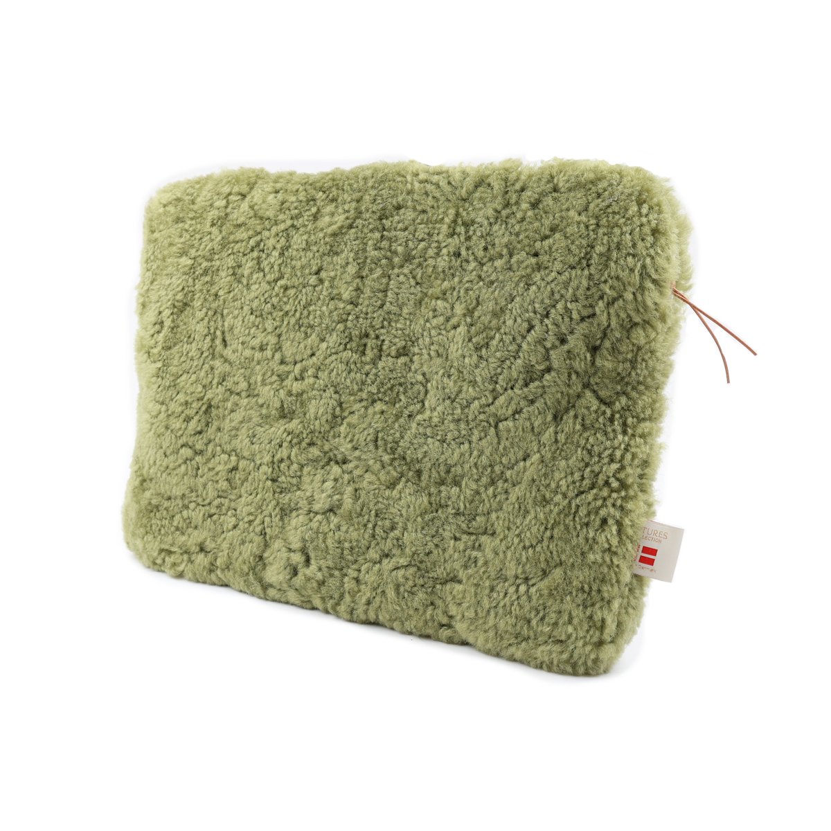 Computer Sleeve ⎮ Saueskinn ⎮ 36 cm x 28 cm Lysegrønn