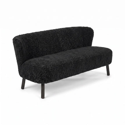 Emanuel 2-seters sofa Svart