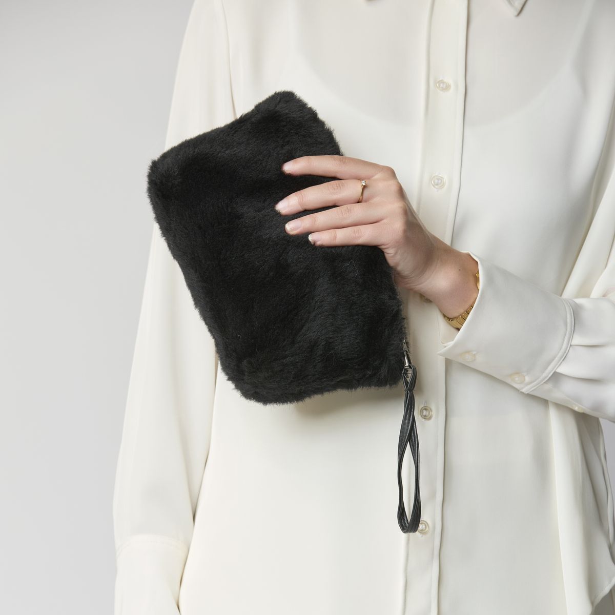 Nelly clutch Beige