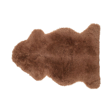 Saueskinn | Langhåret | Krøllete | 90x60 cm Toffee