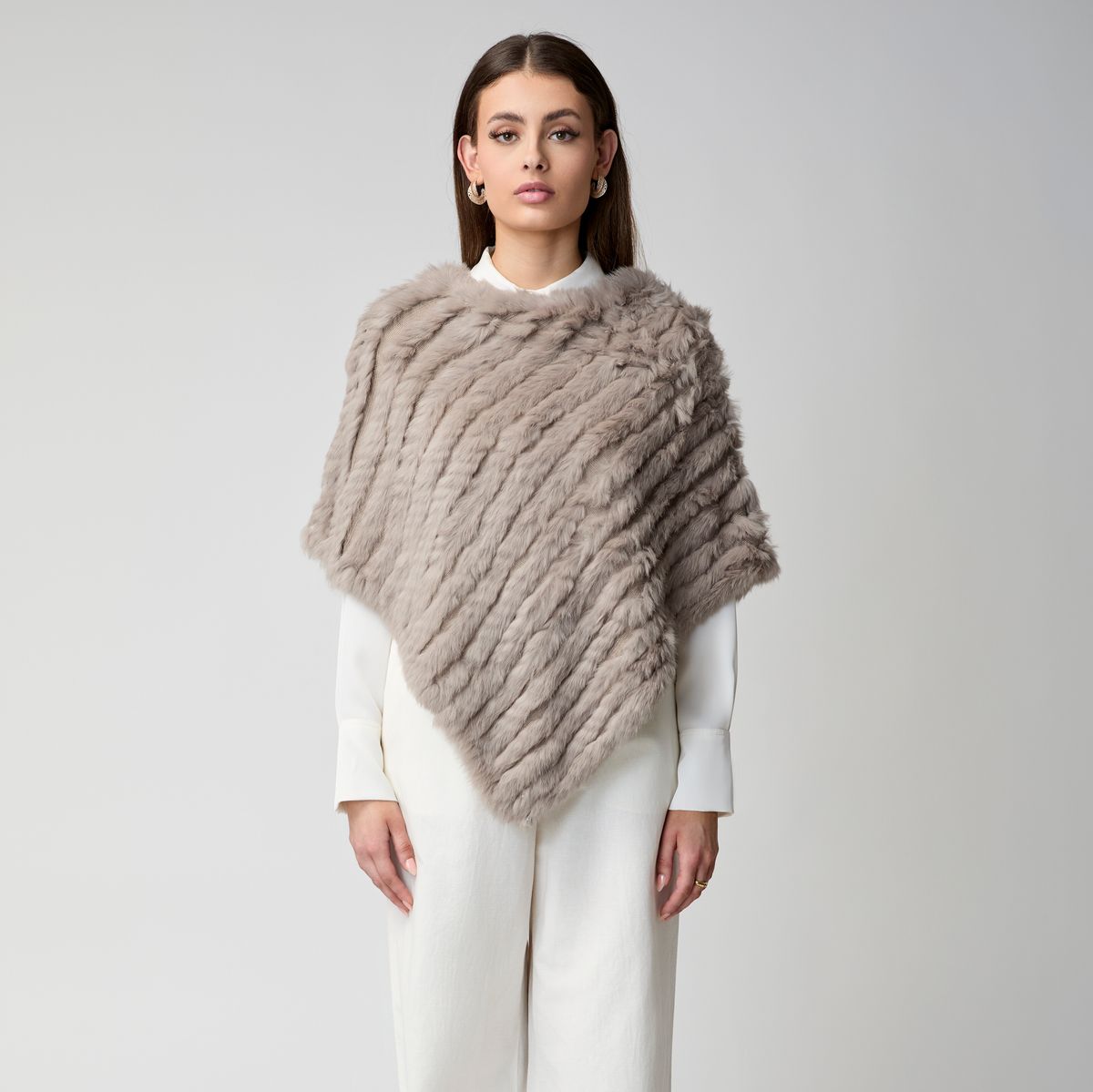 Molly poncho Svart