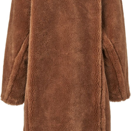 Donna Coat Teddy Brun