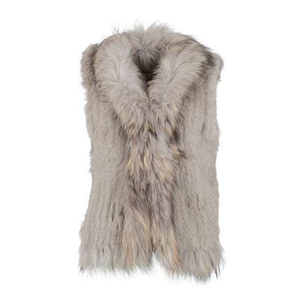 Anna vest Enkel Taupe