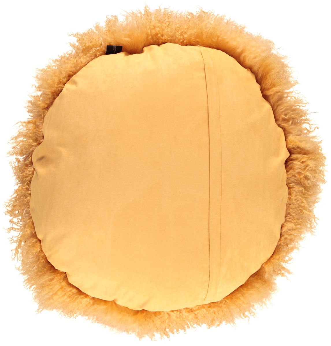 Saueskinnpute | Krøllet | Tibet | Ø45 cm, Ø62 cm & Ø38 cm Gul