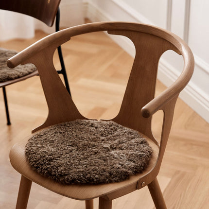 Stolpute | Saueskinn | Korthåret | D38 cm Koksgrå