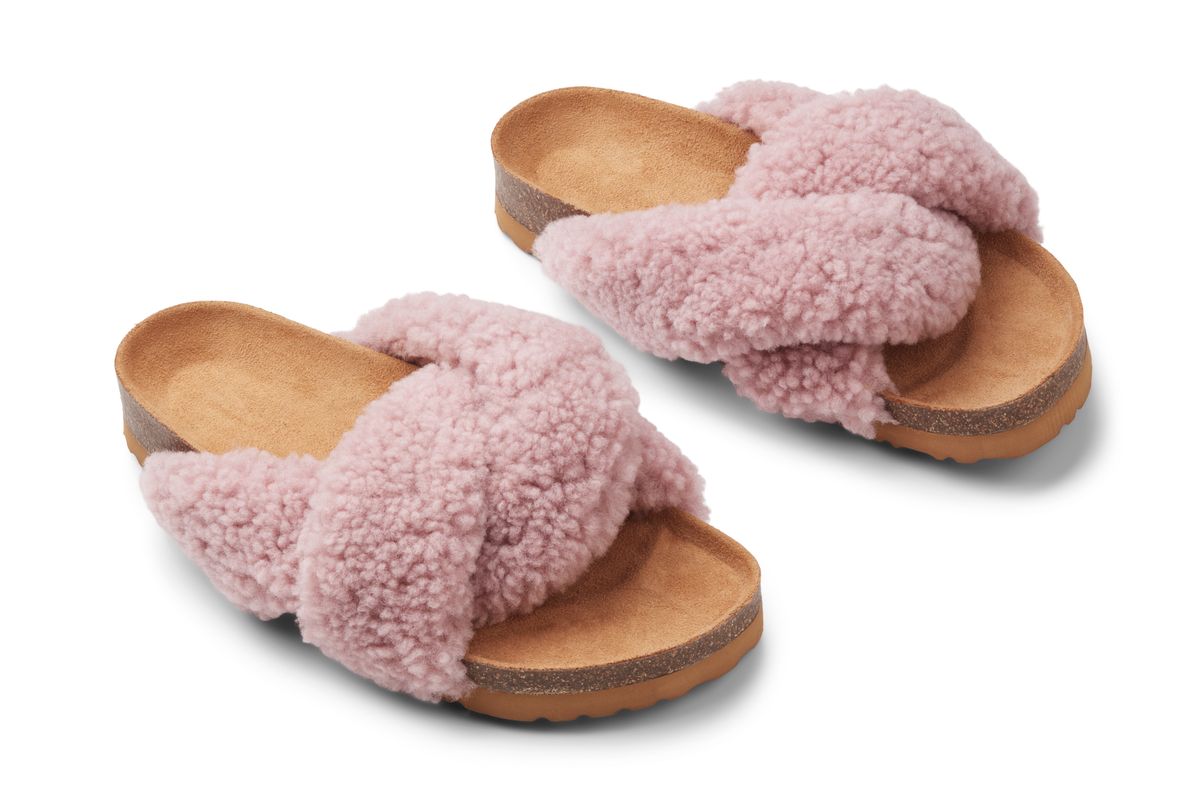 Lilly Cross slipper Rosa Lilla