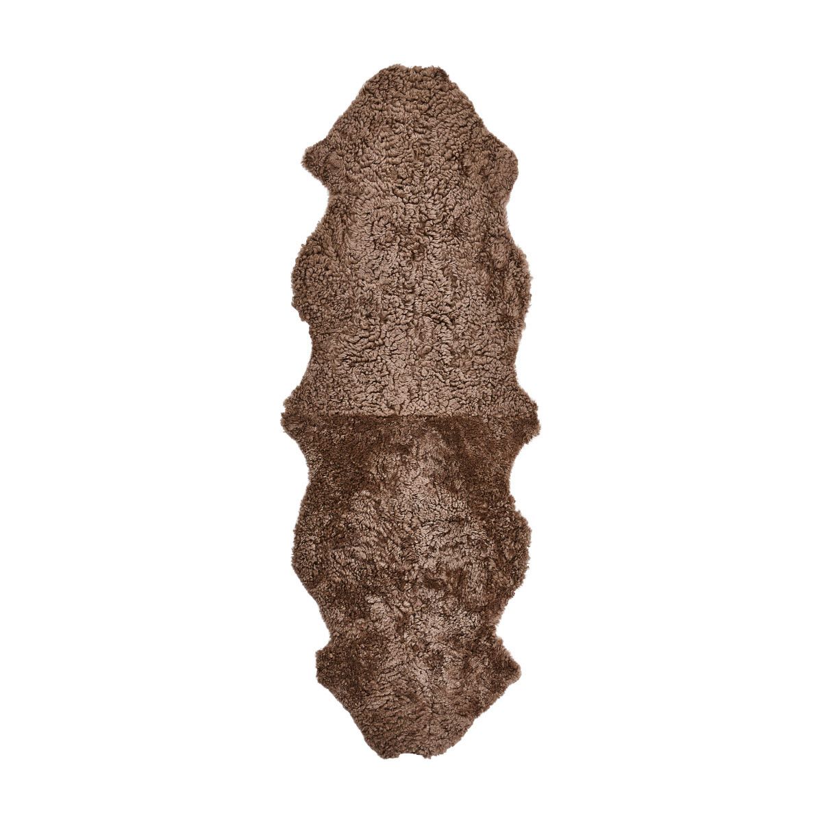  Dobbelt Saueskinn | New Zealand | Kort ull | 170x60 cm Lysebrun