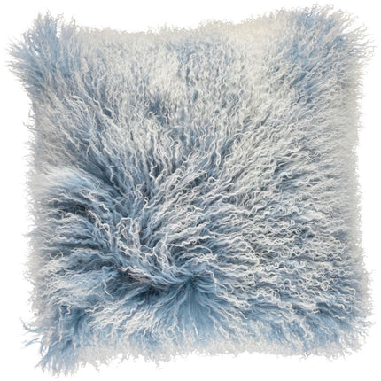 Krøllete pute | 60x60 cm | 40x40 cm Faded Denim/Snow Top