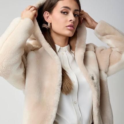 Leah Jakke Beige/Brun