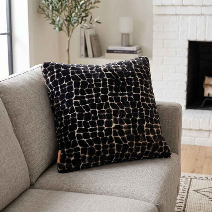 Premium Pute | Tosidig Mokkasin | New Zealand | 52×52 cm Leopard