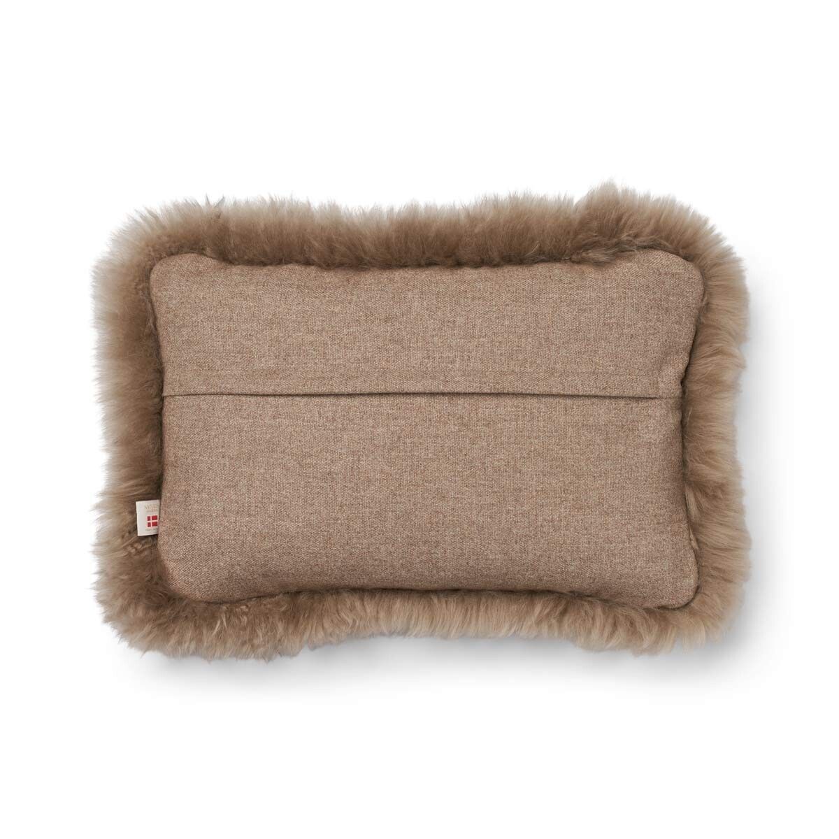 Classic Collection | Ullpute | Langhåret | Dobbeltsidig | 52x52 cm | 34x52 cm  Beige / Lysebrun