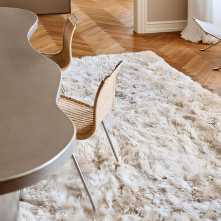 Skreddersydd | Design tepper, puter, pledd, sekkestol og puff i saueskinn | inkludert underlag/fyll X