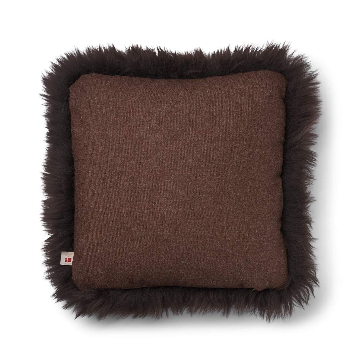 Classic Collection | Ullpute | Langhåret | 52x52 cm | 34x52 cm Brun / Sjokolade