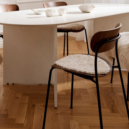 Stolpute | Saueskinn | Korthåret | D38 cm Koksgrå