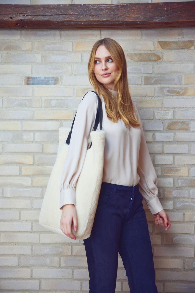 Leonora shopper Svart / Hvit