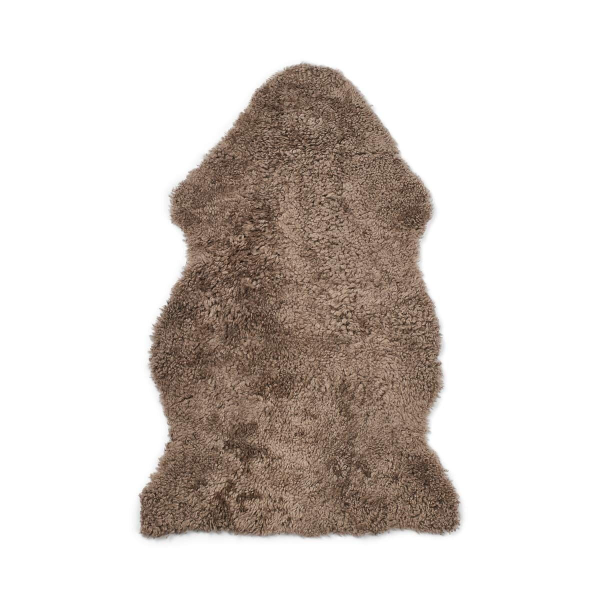 Merino saueskinn | Korthåret | New Zealand | ca. 90x60 cm Lysebrun