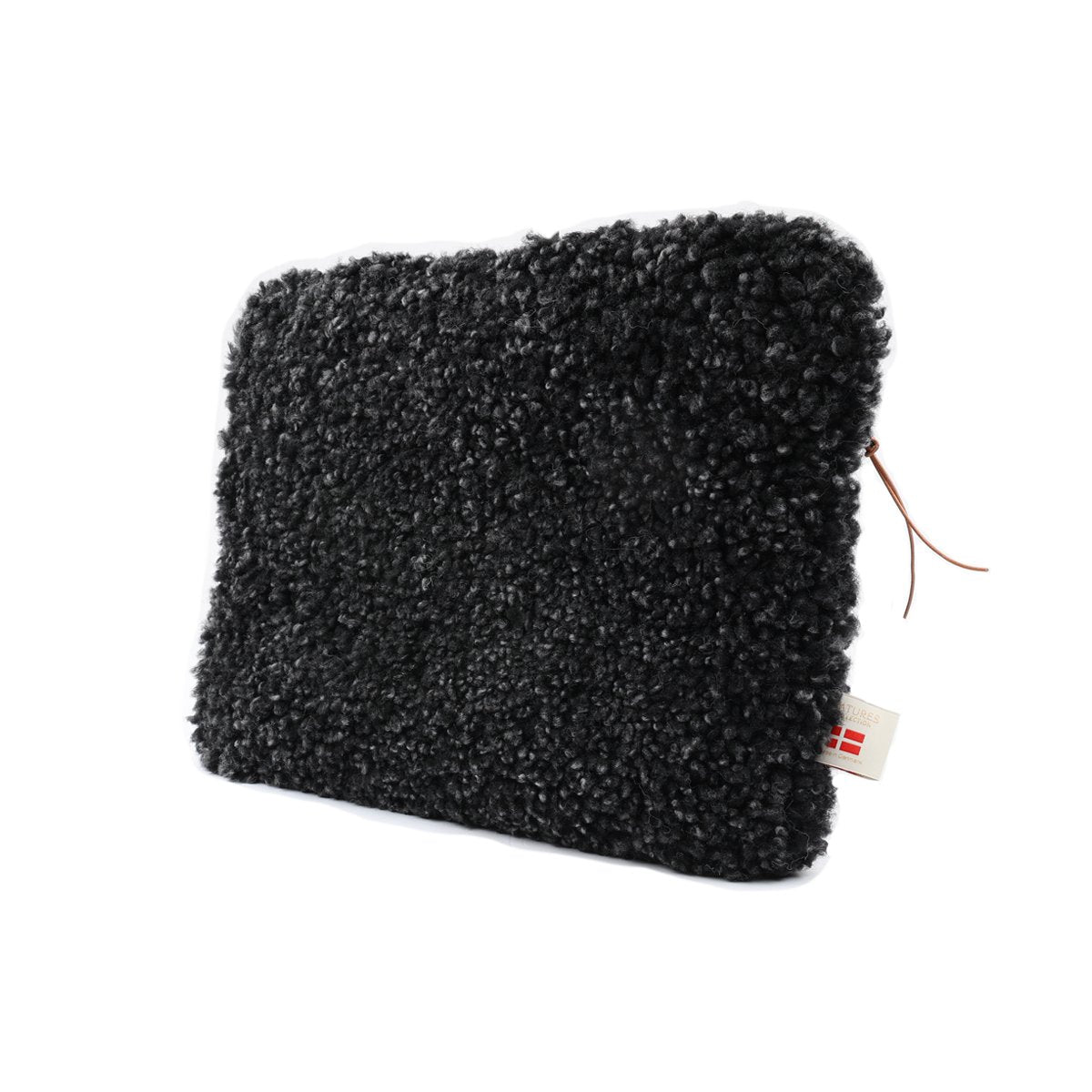 Computer Sleeve ⎮ Saueskinn ⎮ 36 cm x 28 cm Koksgrå