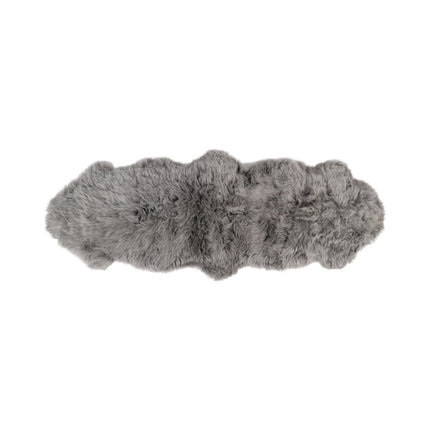 Merino saueskinn | Langhåret | New Zealand | 170x60 cm Mørk grå