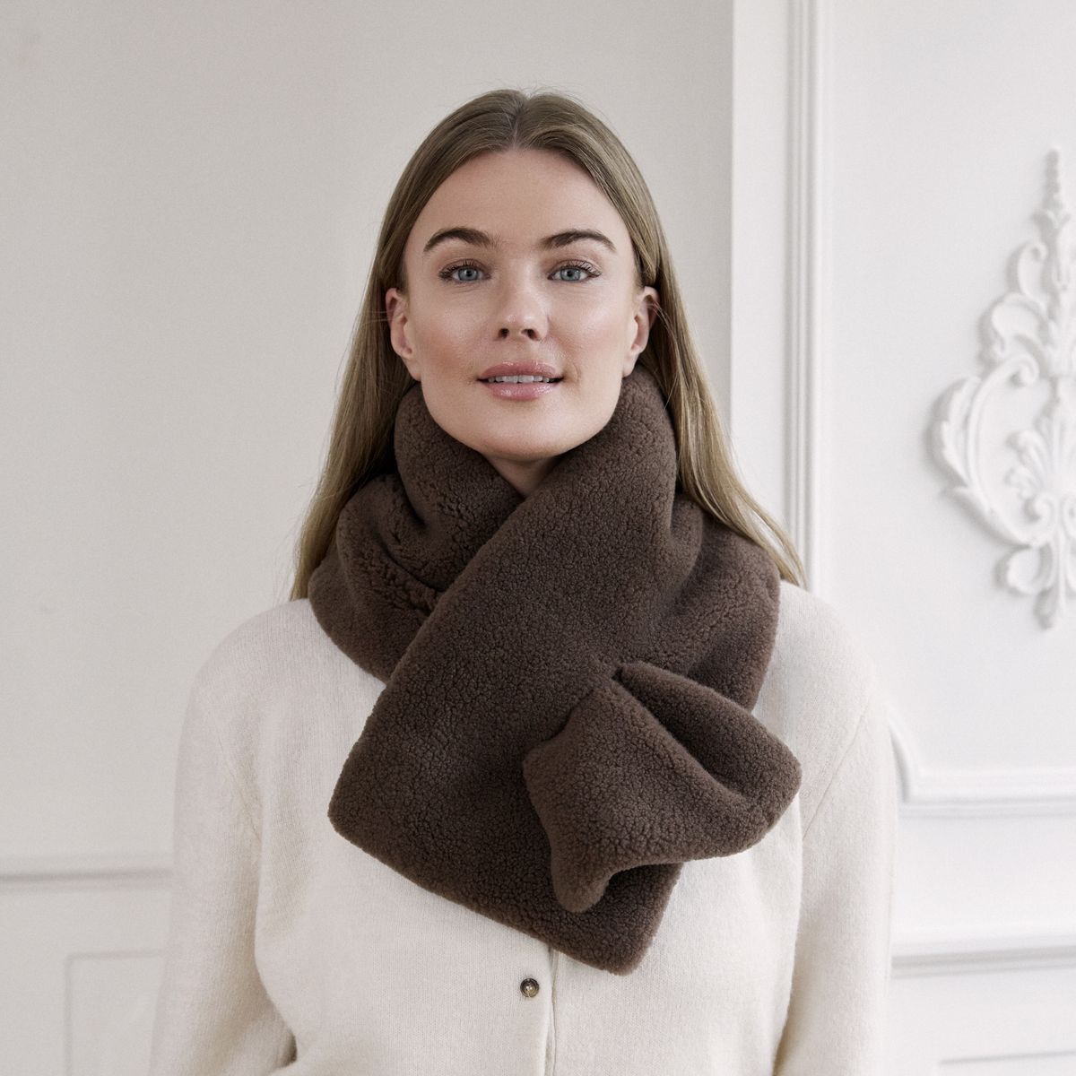 Monta Skjerf Beige