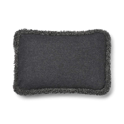 Classic Collection | Ullpute | Korthåret | Dobbeltsidig | 52x52 cm | 34x52 cm Mørkegrå / Grå