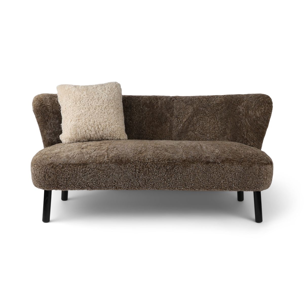 Emanuel 2-seters sofa Lysebrun