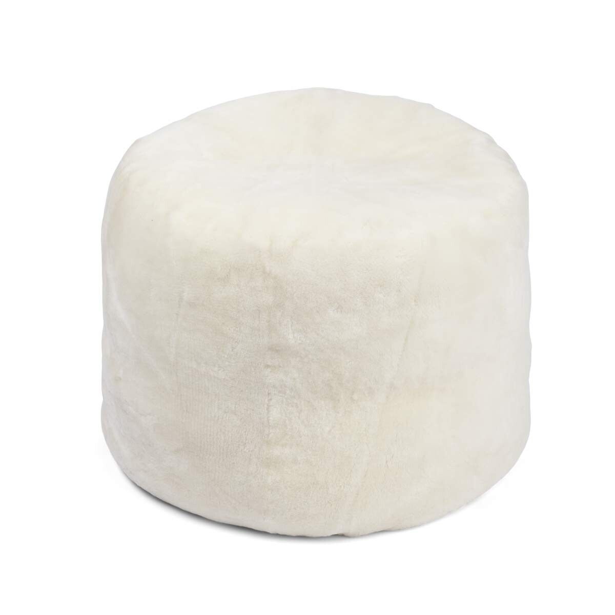 Rund pouf | Mokkasin | New Zealand | D55xH36 cm