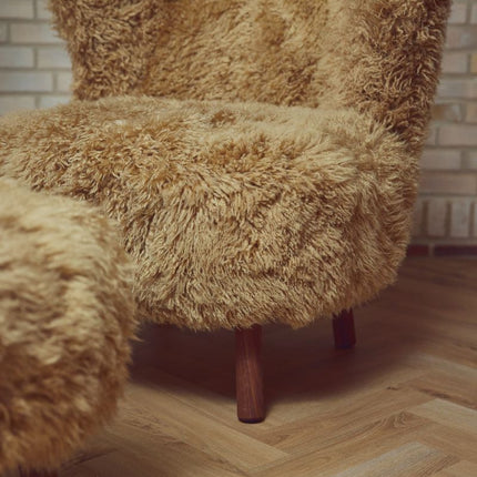 Emil Lounge Chair | Long Wool