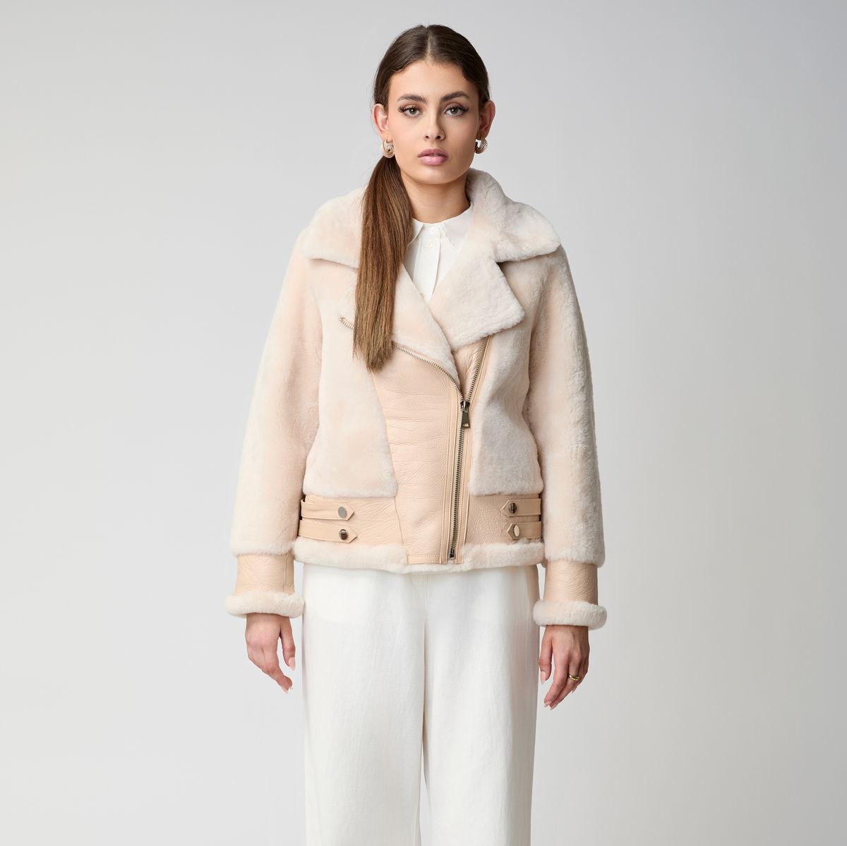 Annalon jakke Beige