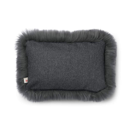 Classic Collection | Ullpute | Langhåret | 52x52 cm | 34x52 cm Mørkegrå / Stålgrå