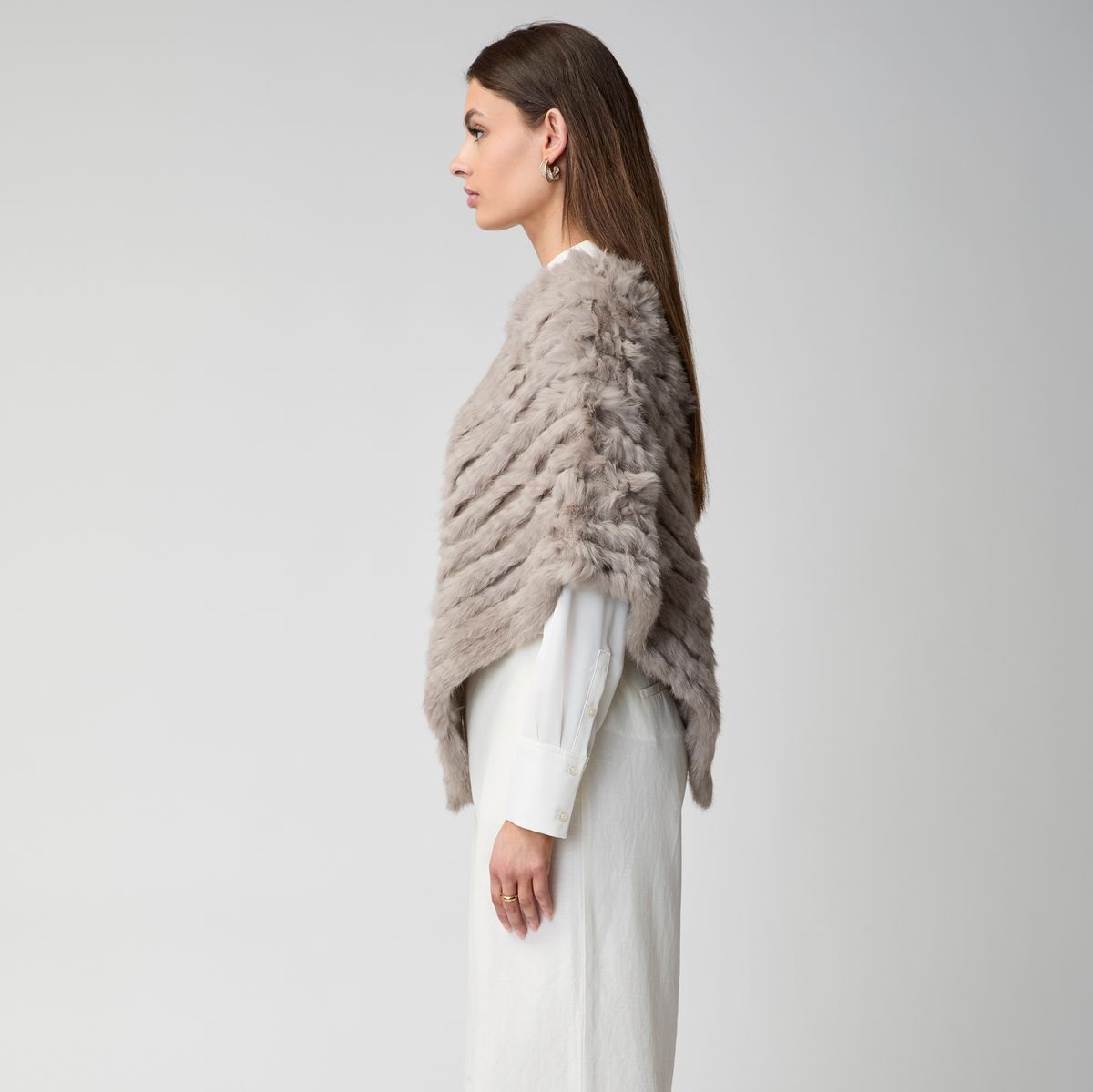 Molly poncho Svart